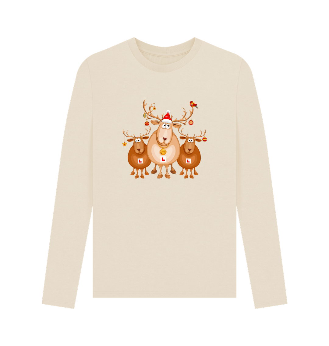 Oat Printed Long Sleeve T Shirt Front