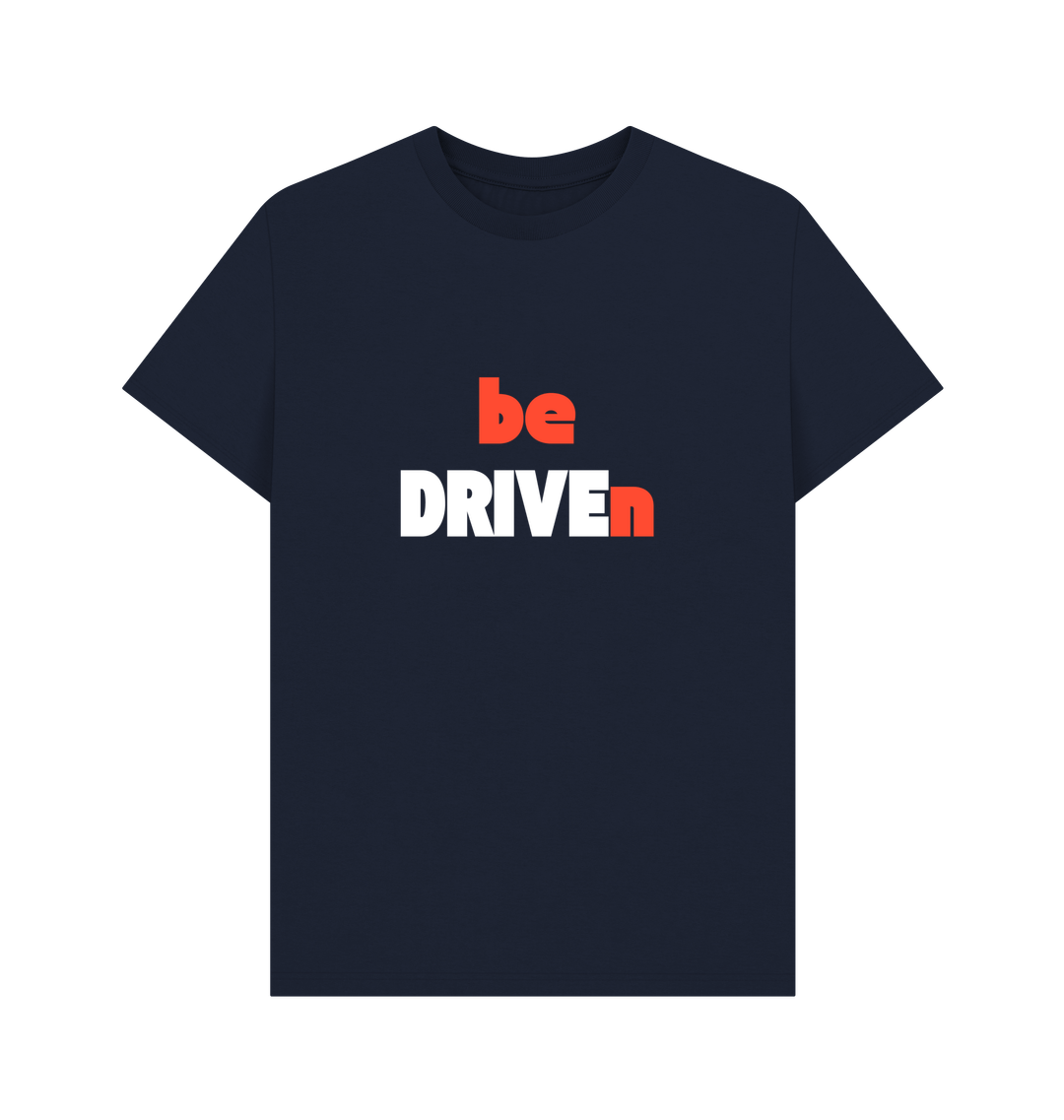 Navy Blue Printed T-shirt Front