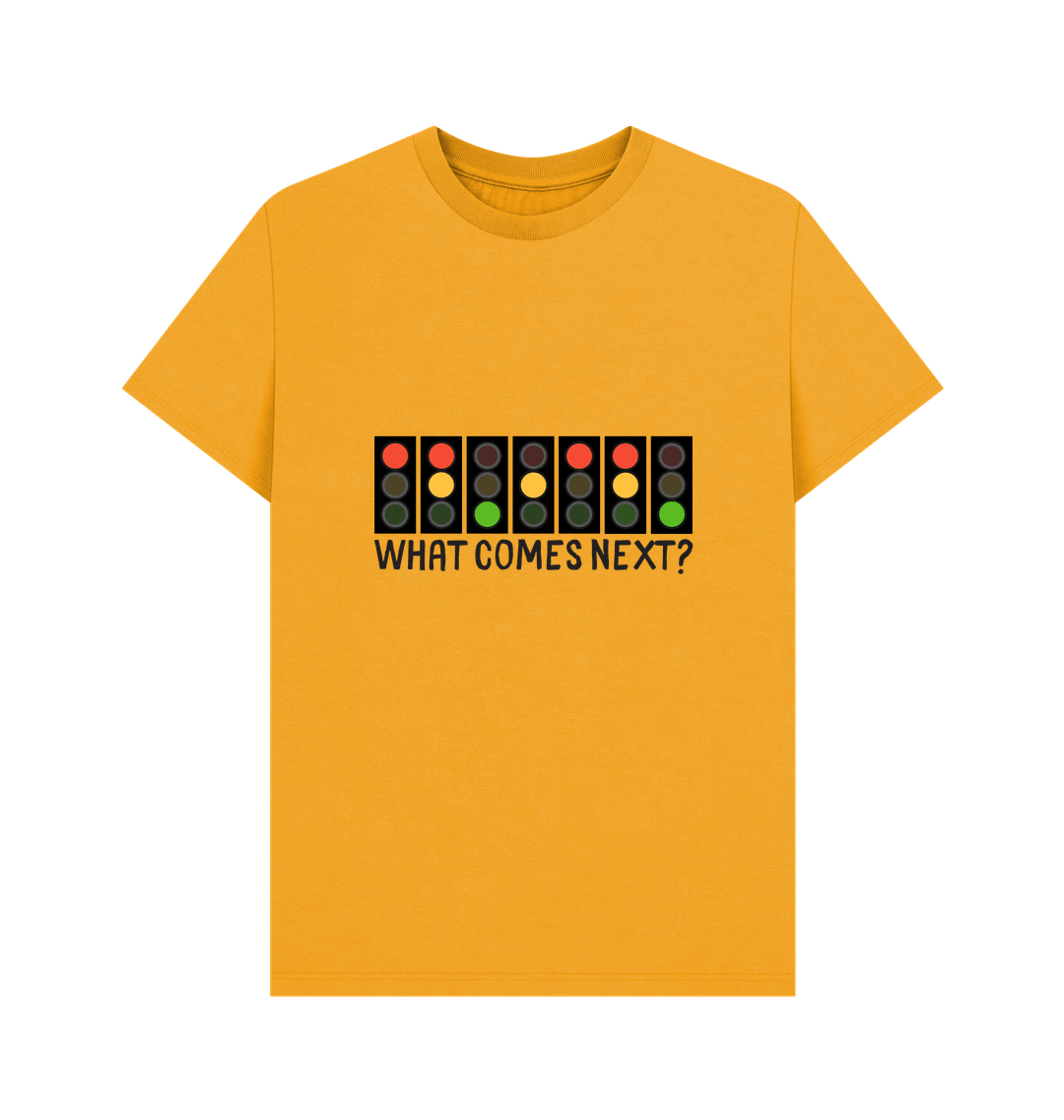 Mustard Printed T-shirt Front