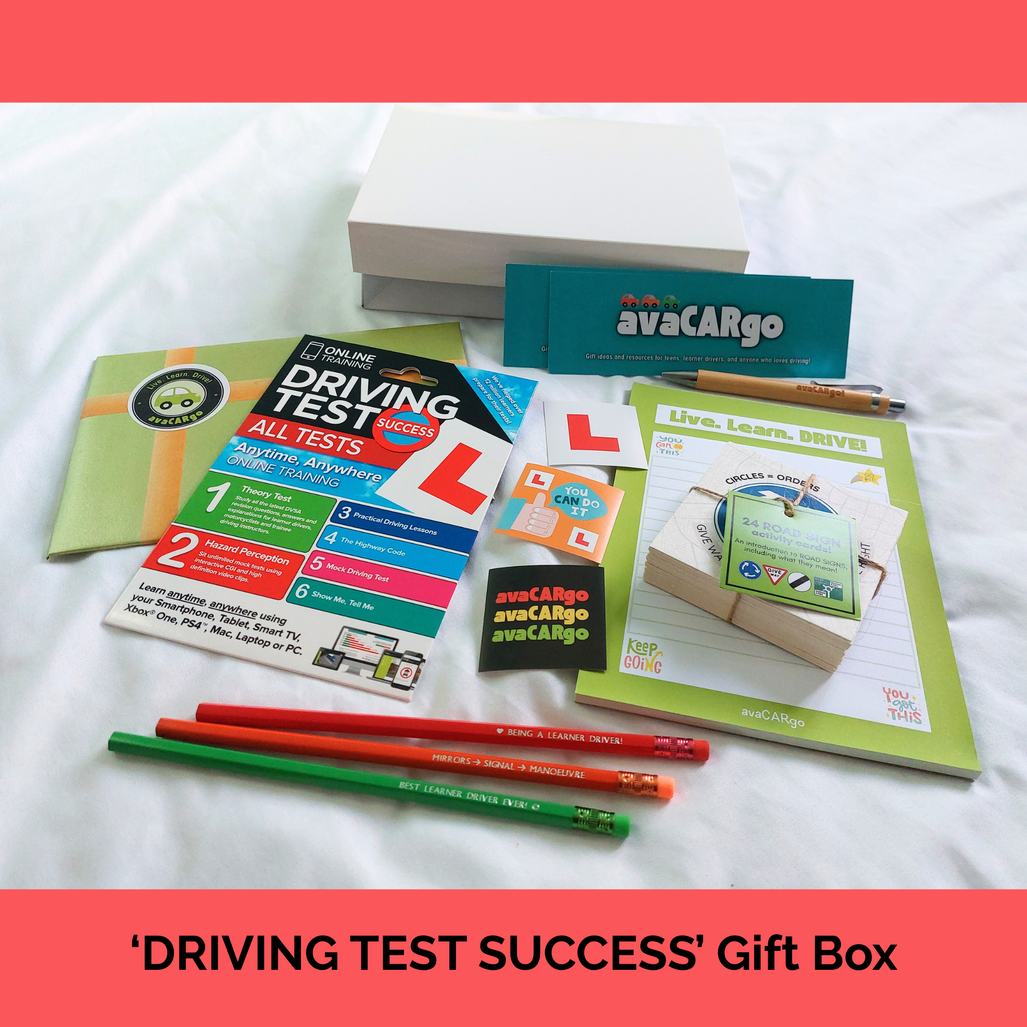 Luvart Passed Driving Test Gifts - Congratulations On Passing Your Driving Test Card, Drive Safe Keyring, New Driver Gift, Just Passed Driving Test Gifts For Boyfriend Girlfriend Son Daughter