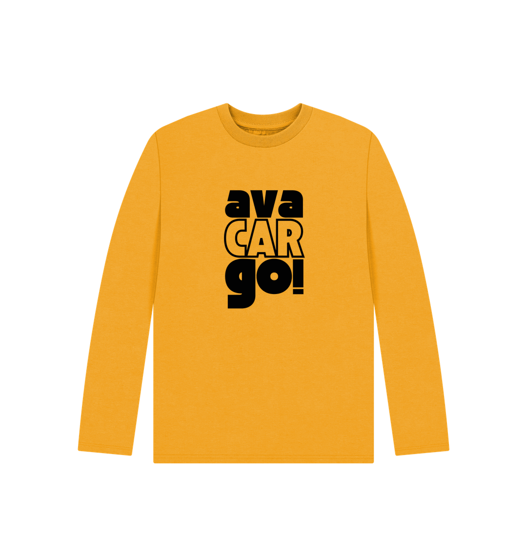 Mustard avaCARgo - junior long sleeve t-shirt
