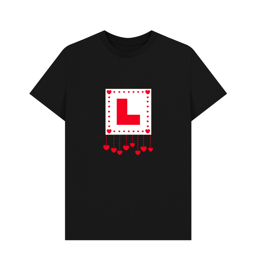 Black Printed T-shirt Front