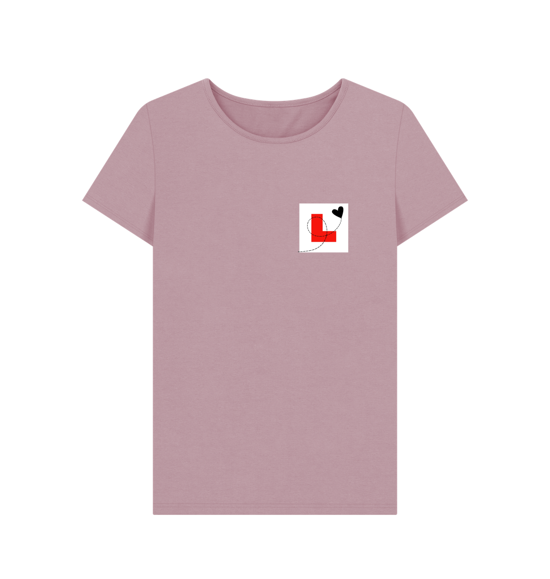 Mauve Printed T-shirt Front