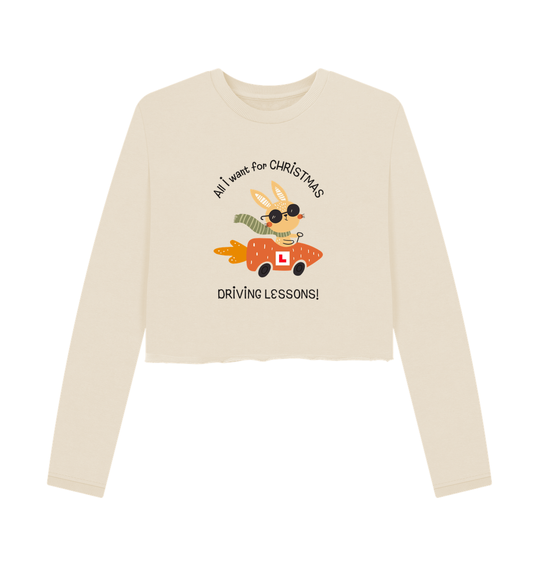 Oat Printed Boxy Jumpers Front