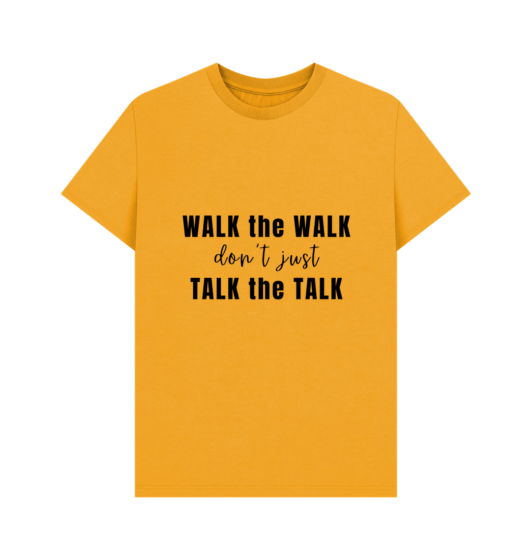 Mustard Printed T-shirt Front