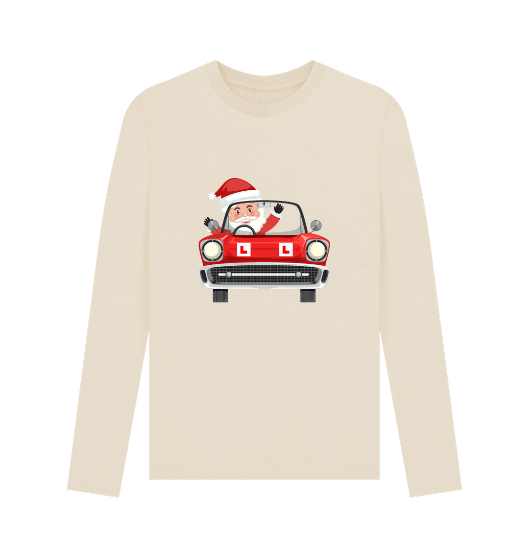 Oat Santa learner driver - long sleeve Xmas t-shirt