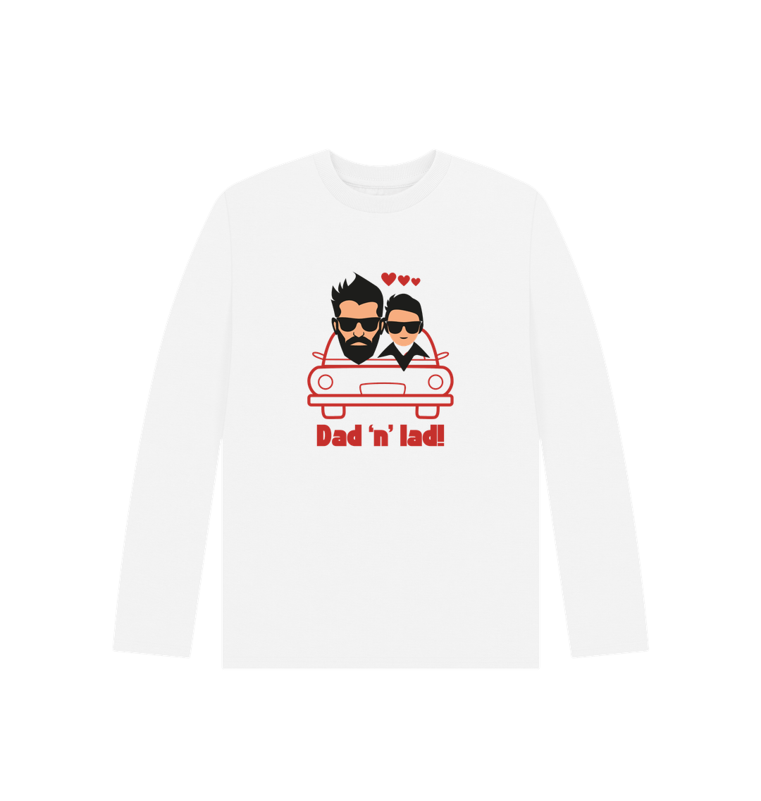 White Printed Kids T-Shirt Front