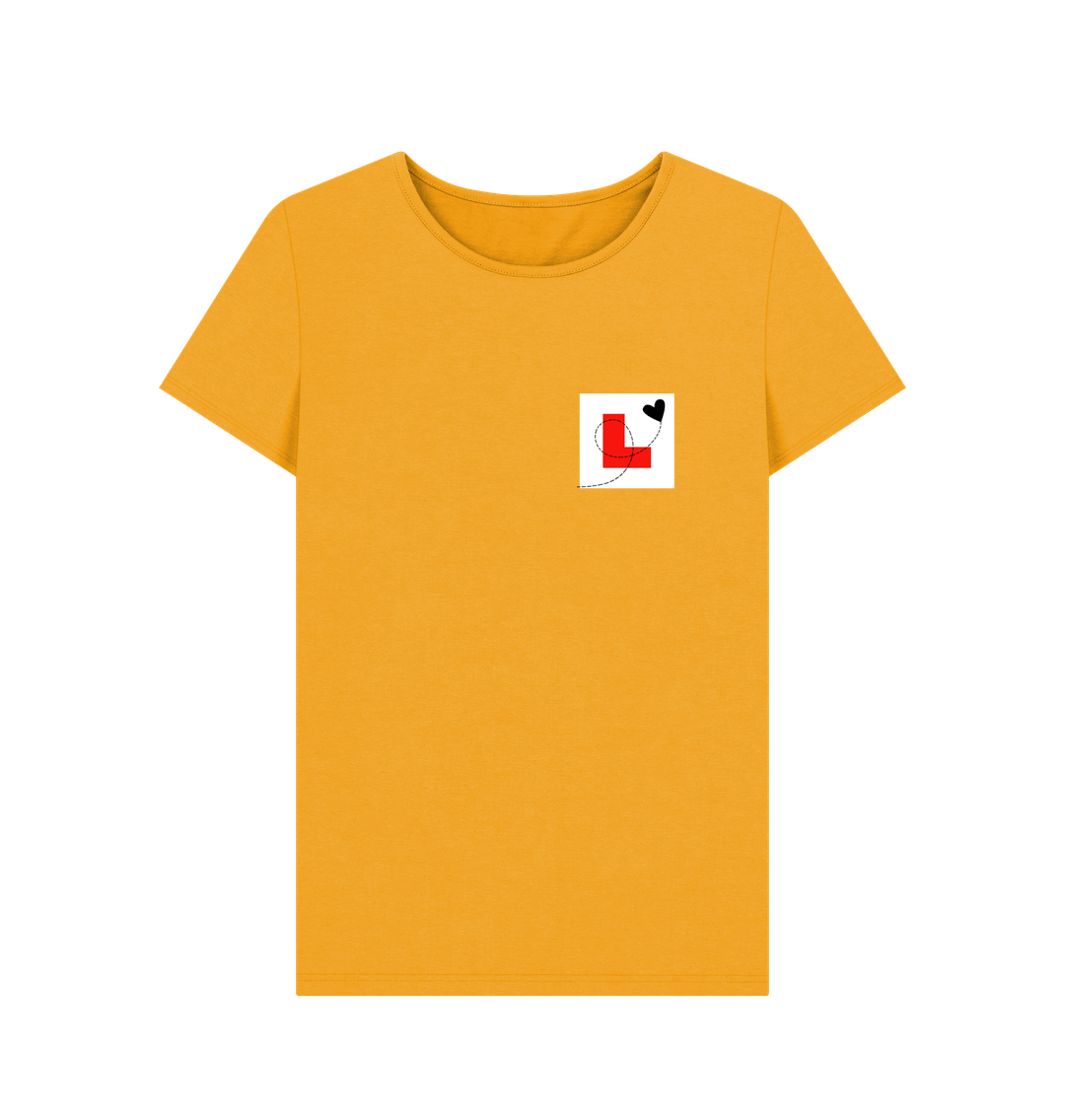 Mustard Printed T-shirt Front