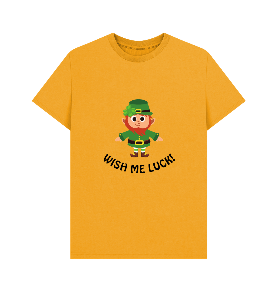 Mustard Printed T-shirt Front