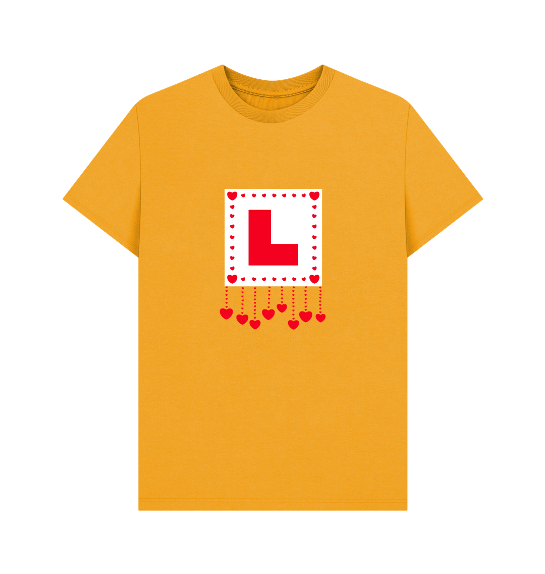Mustard Printed T-shirt Front