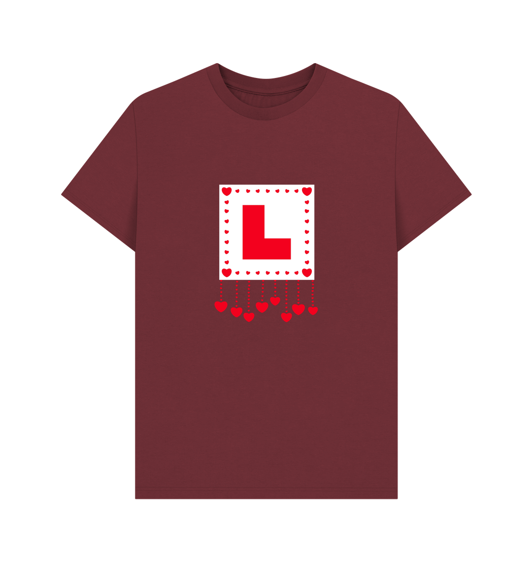 Red Wine Printed T-shirt Front
