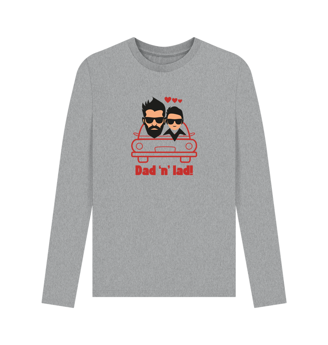 Athletic Grey Printed Long Sleeve T Shirt Front