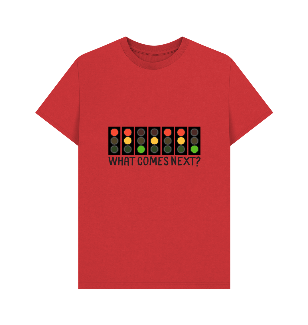 Red Printed T-shirt Front