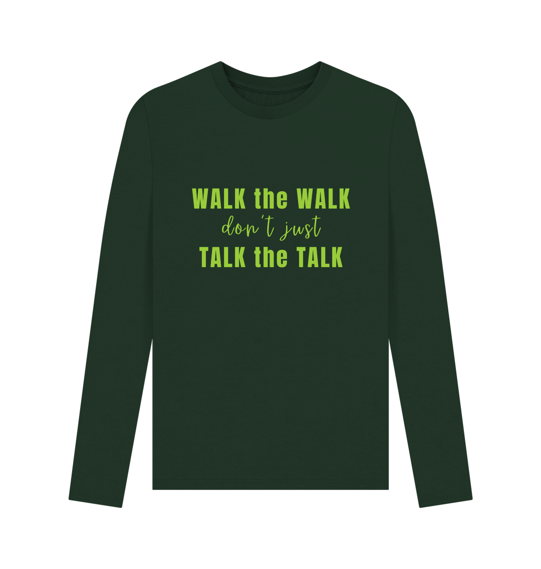 Evergreen Printed Long Sleeve T Shirt Front