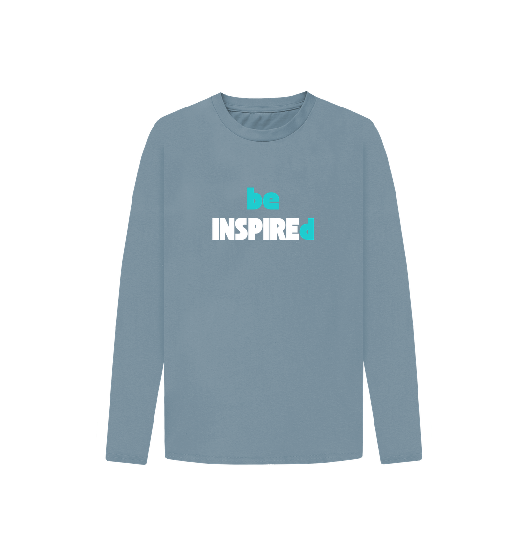 Stone Blue be INSPIREd - junior long sleeve t-shirt