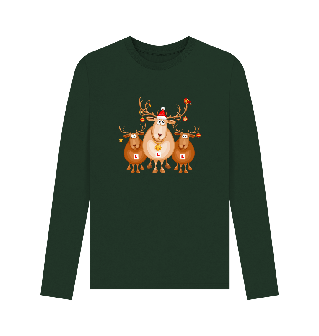 Evergreen Printed Long Sleeve T Shirt Front