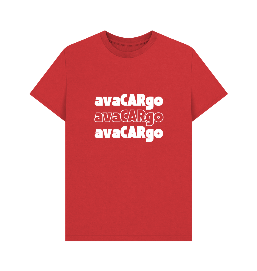 Red Printed T-shirt Front