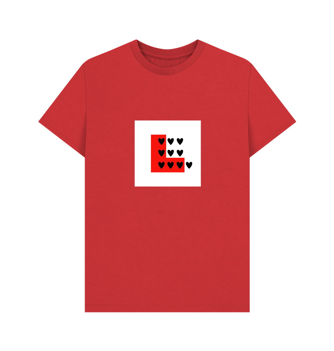 Red Printed T-shirt Front