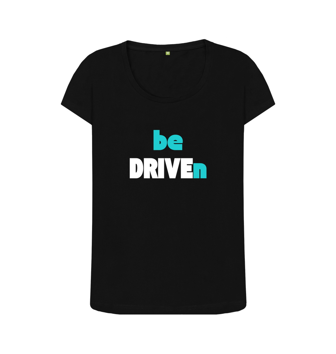 Black be DRIVEn - scoop neck t-shirt