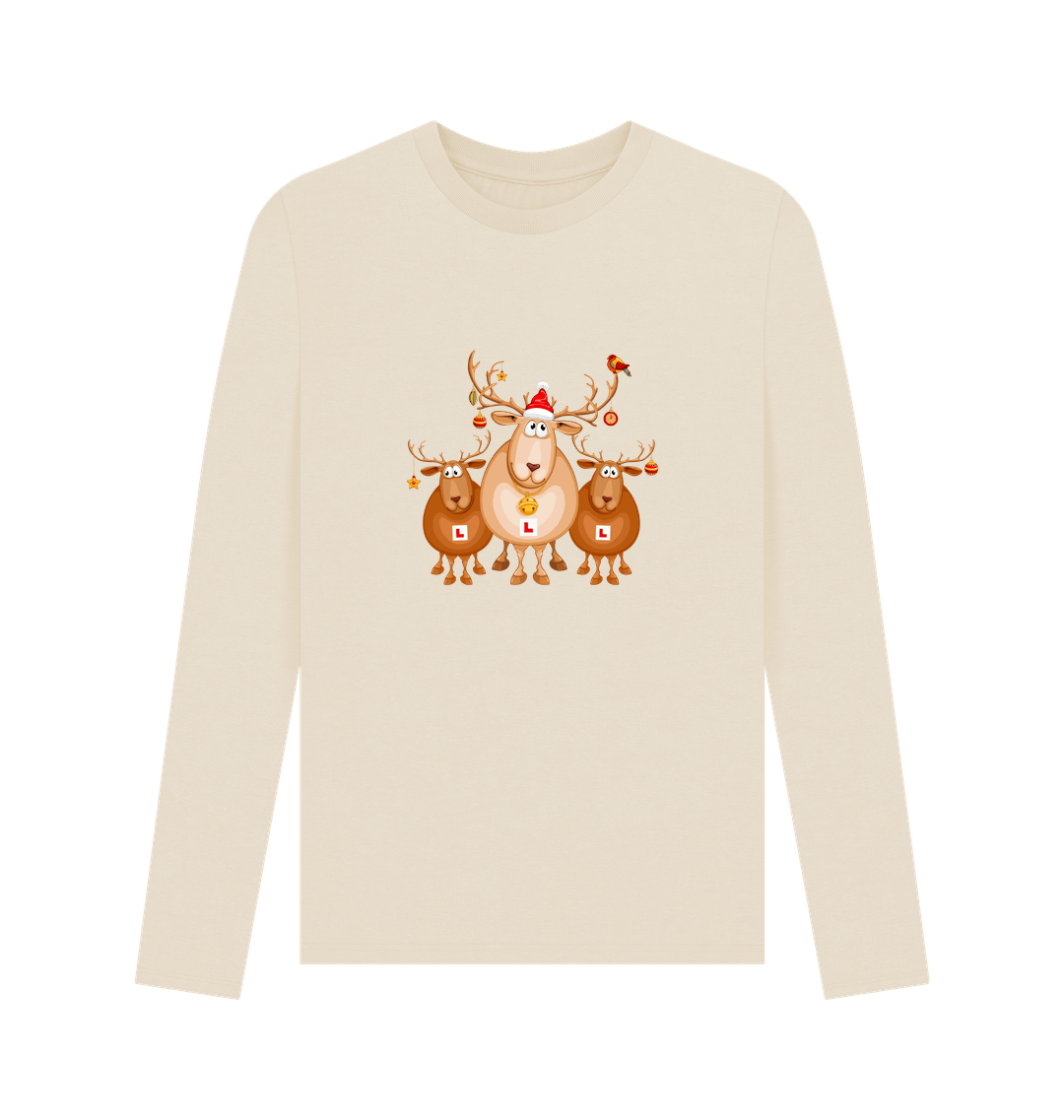 Oat Printed Long Sleeve T Shirt Front