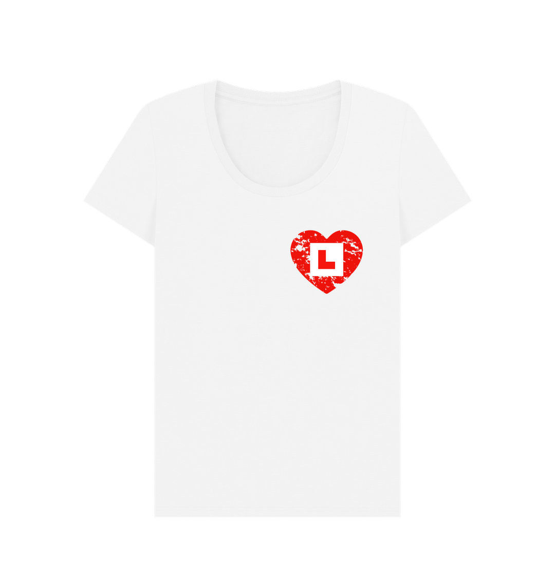 White Printed T-shirt Front