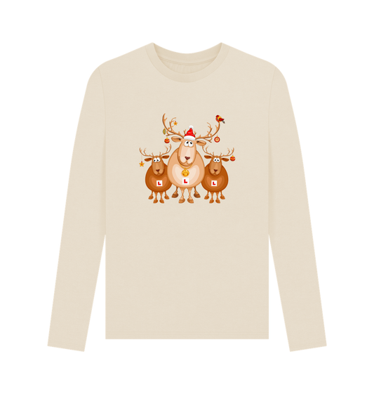 Oat Printed Long Sleeve T Shirt Front
