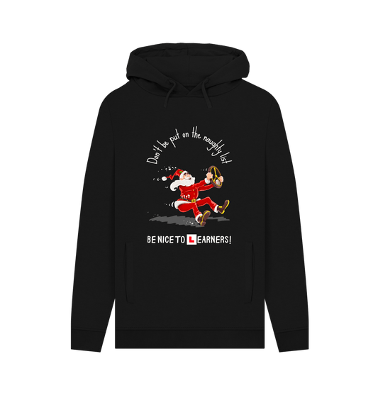 Black Don't be put on the naughty list - unisex Xmas hoodie