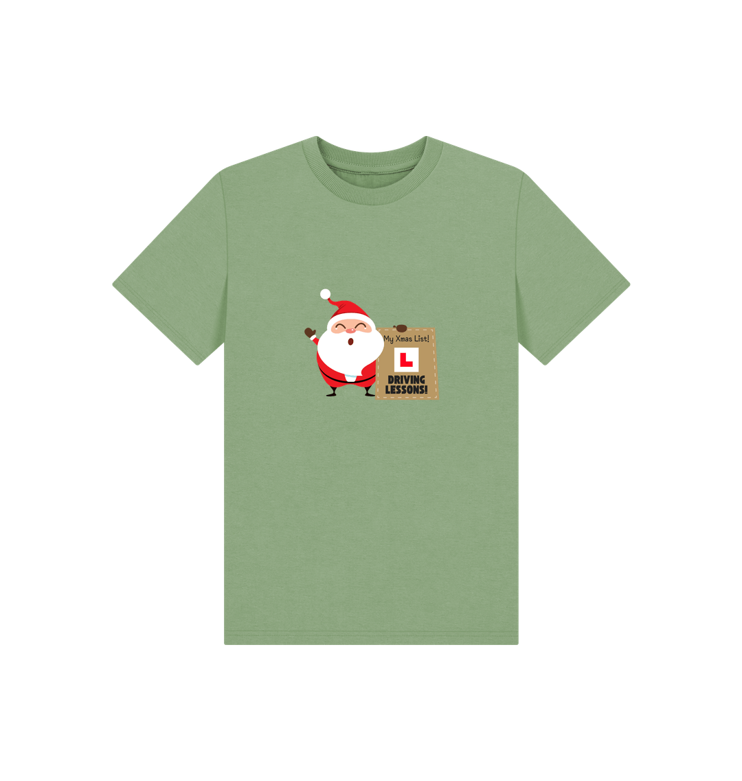 Sage Printed Kids T-Shirt Front