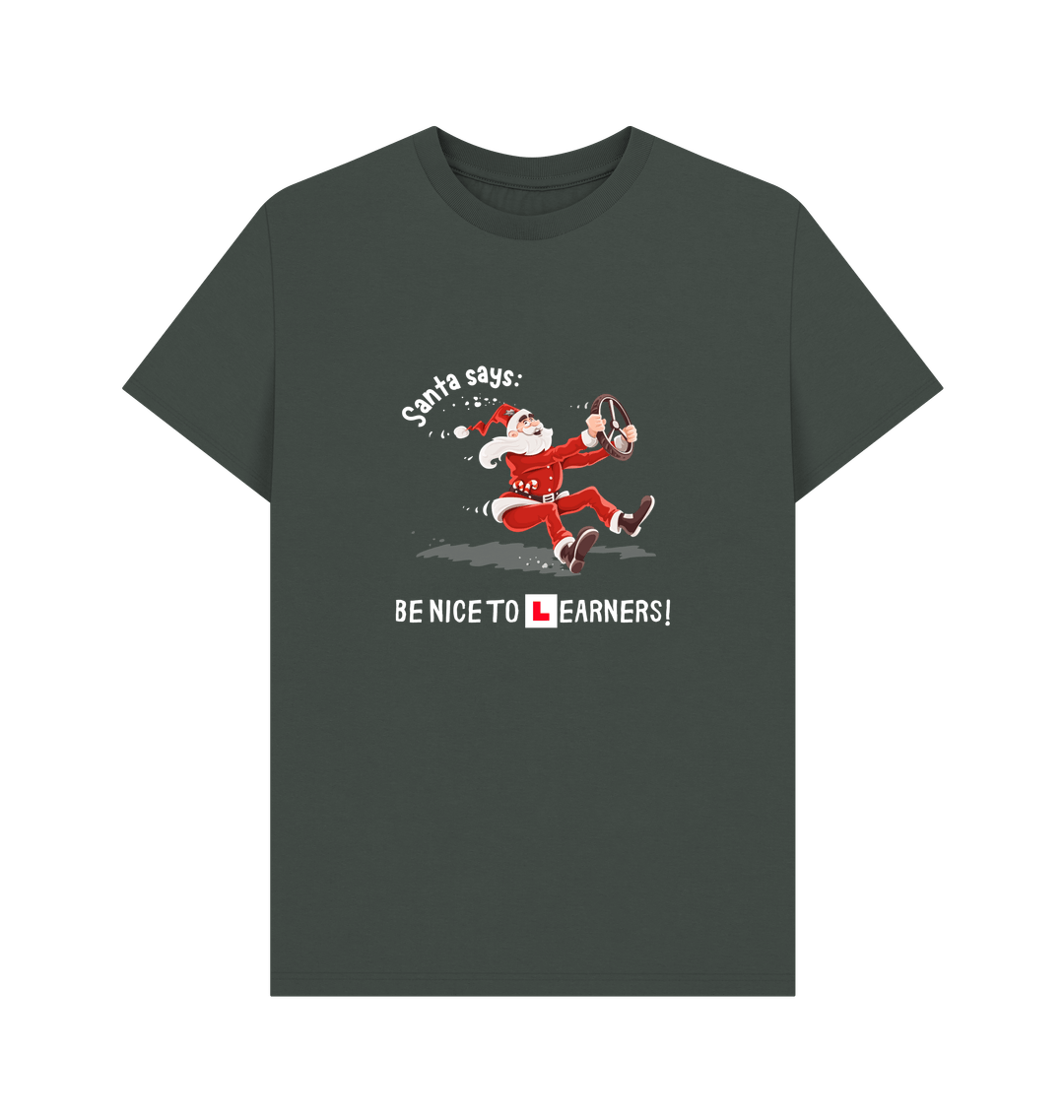 Dark Grey Printed T-shirt Front