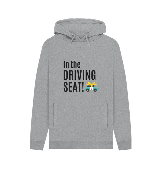 Light Heather In the DRIVING SEAT! - unisex hoodie