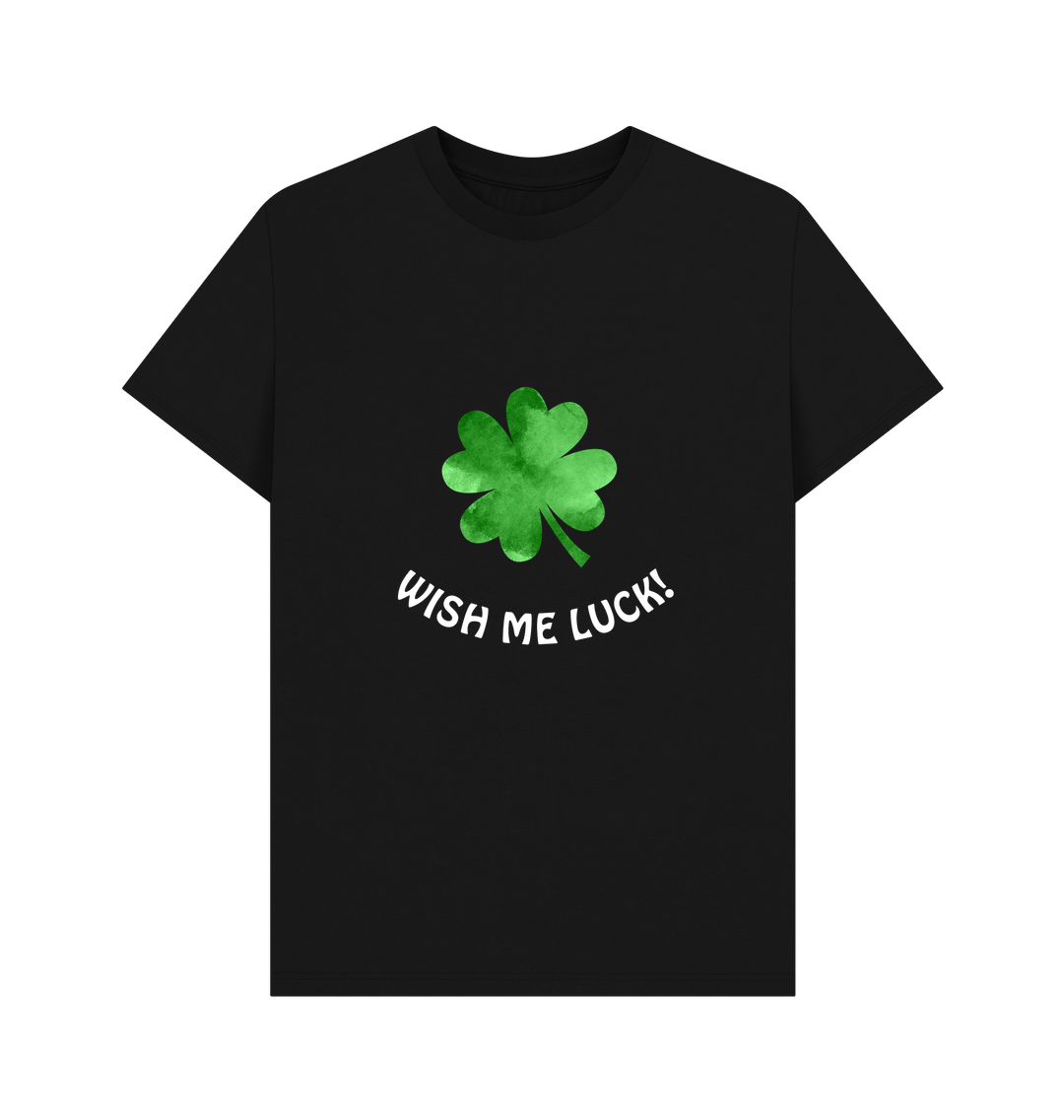 Black Printed T-shirt Front