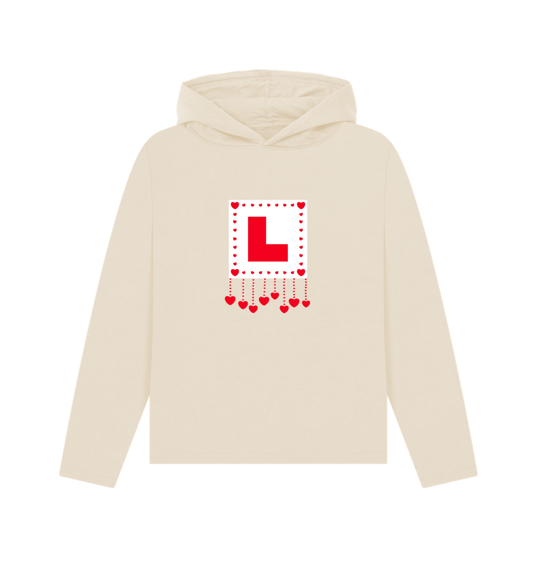 Oat Printed Hoody Front