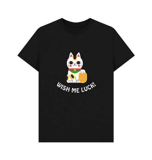 Black Printed T-shirt Front
