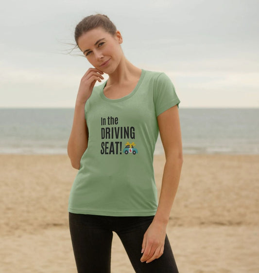 In the DRIVING SEAT! - scoop neck t-shirt