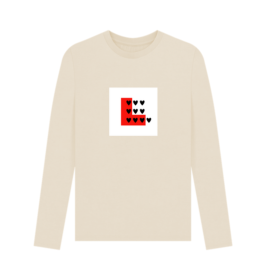 Oat Printed Long Sleeve T Shirt Front