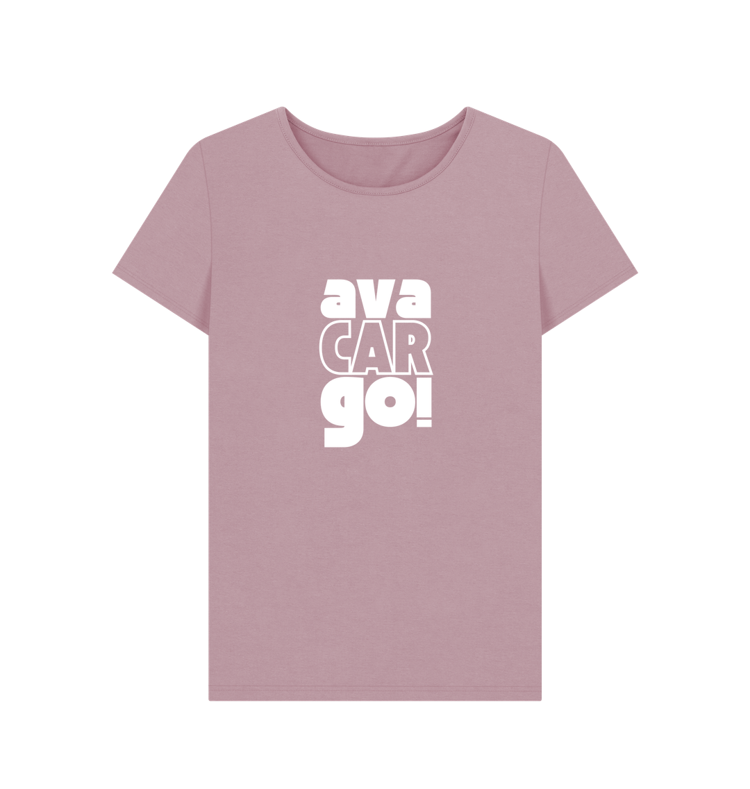 Mauve Printed T-shirt Front