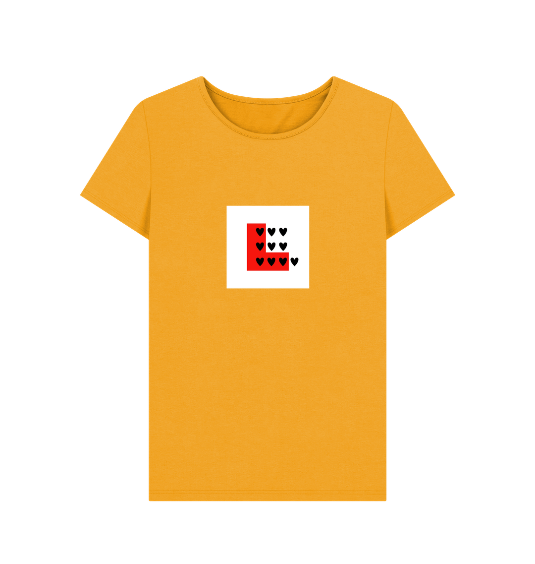 Mustard Printed T-shirt Front