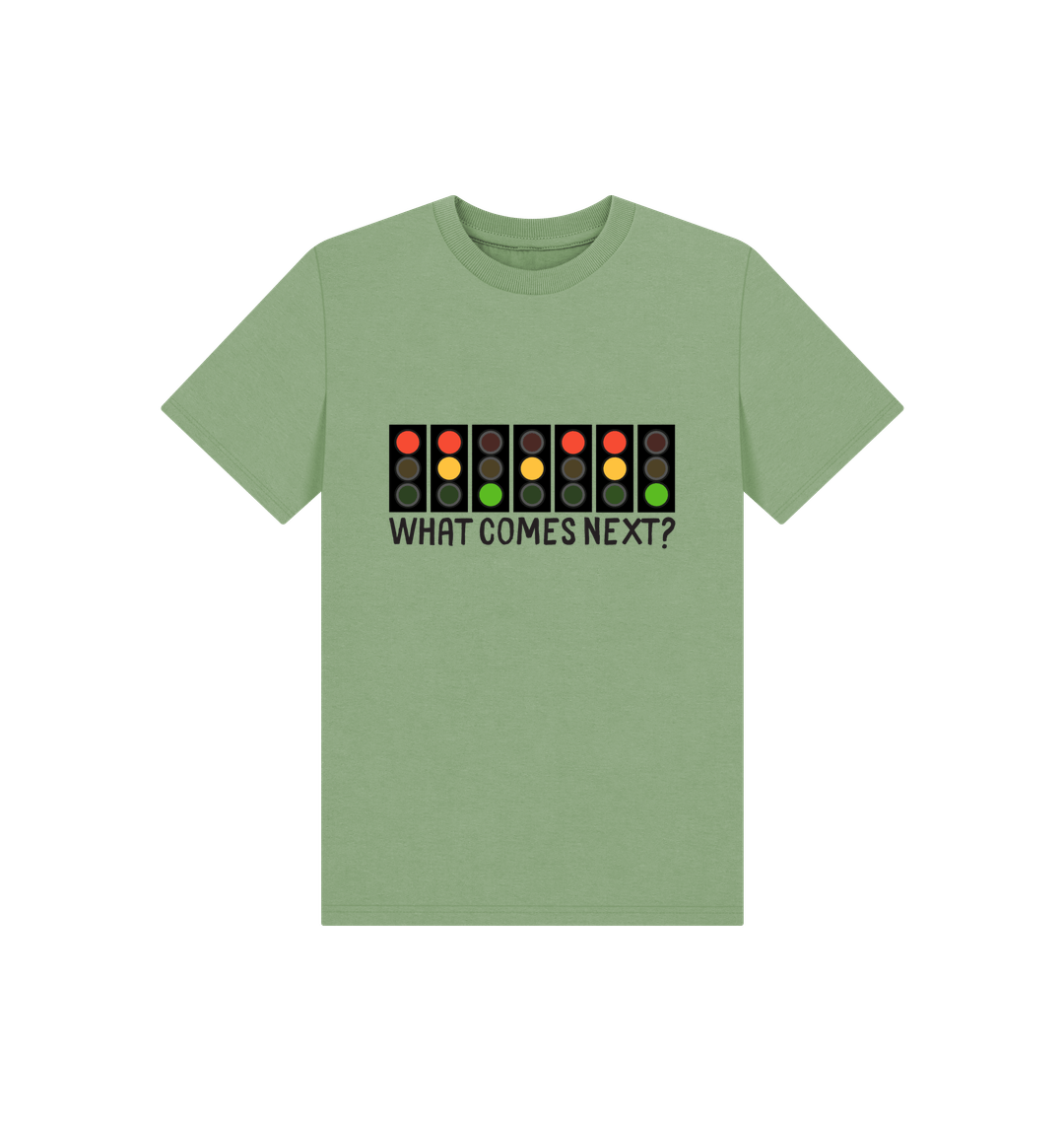 Sage Printed Kids T-Shirt Front
