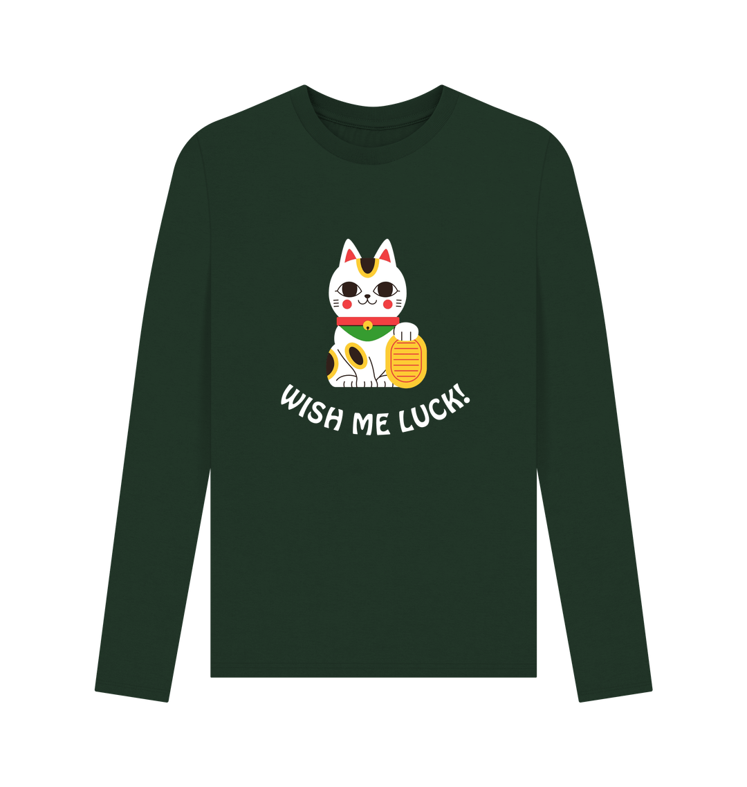 Evergreen Printed Long Sleeve T Shirt Front