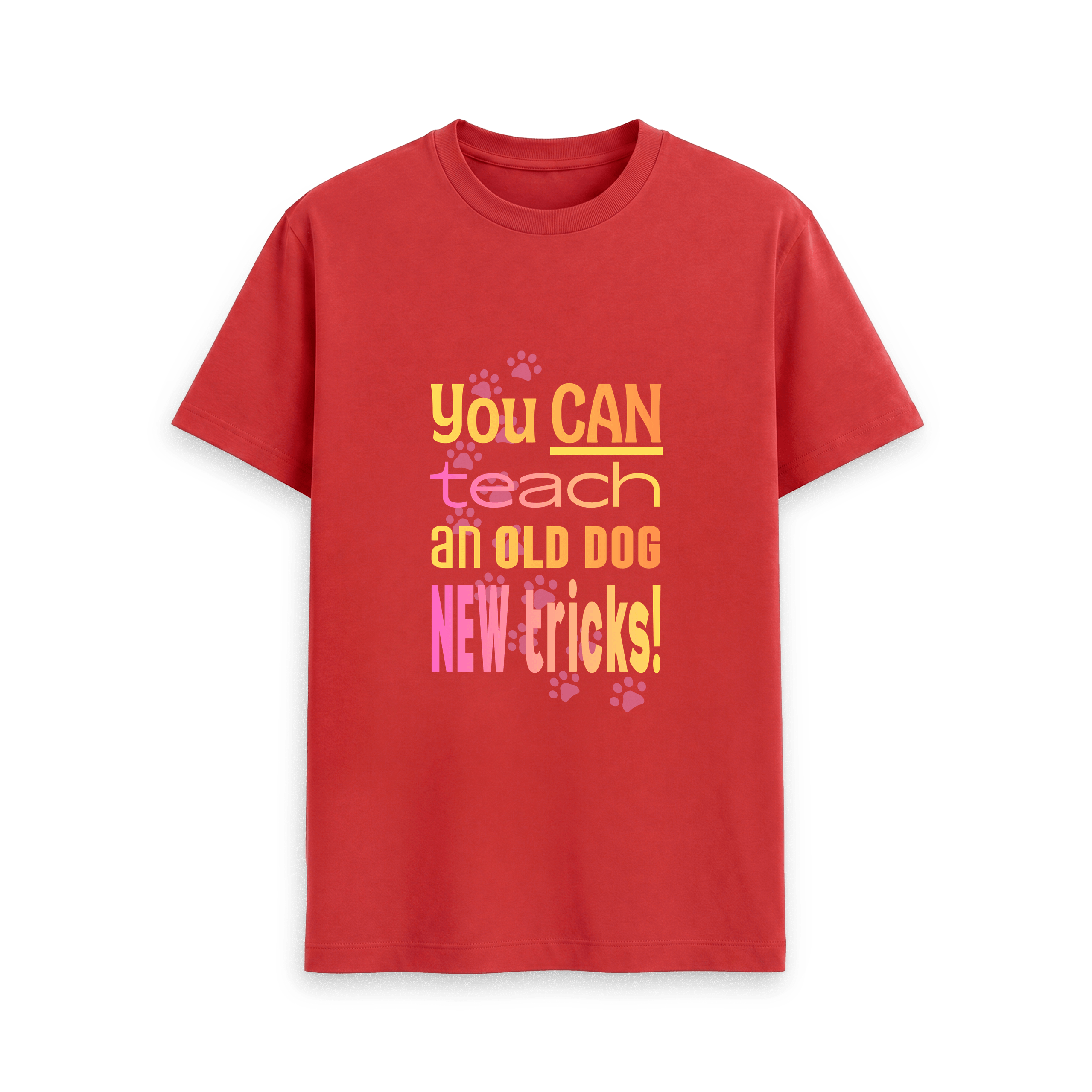 Red Printed T-shirt Front