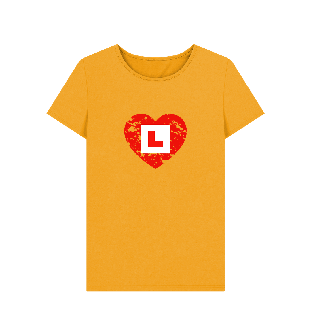 Mustard Printed T-shirt Front