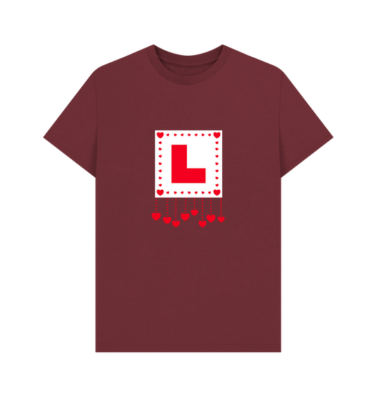 Red Wine Printed T-shirt Front