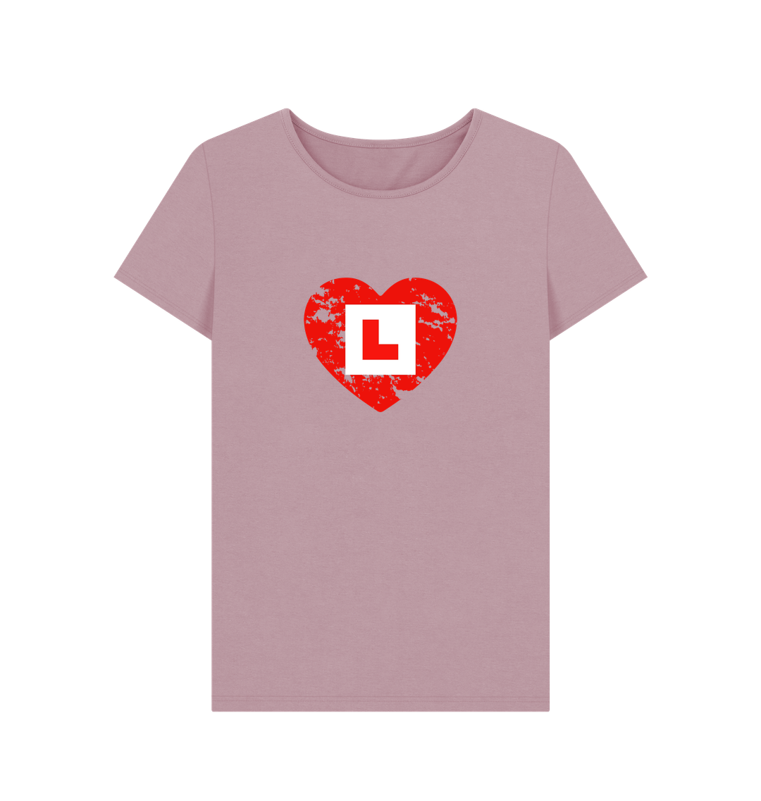 Mauve Printed T-shirt Front