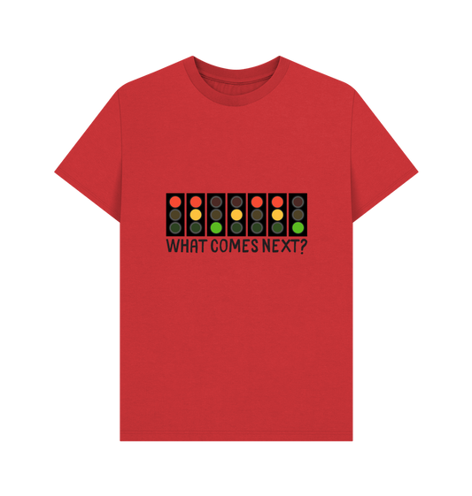 Red Printed T-shirt Front