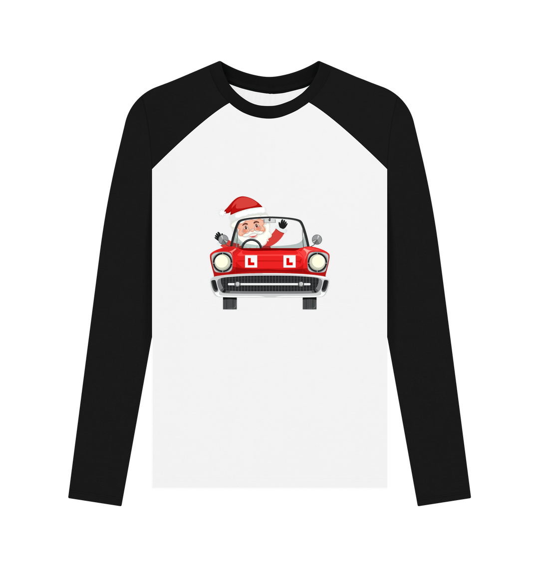 Black-White Printed Baseball T-shirt Front