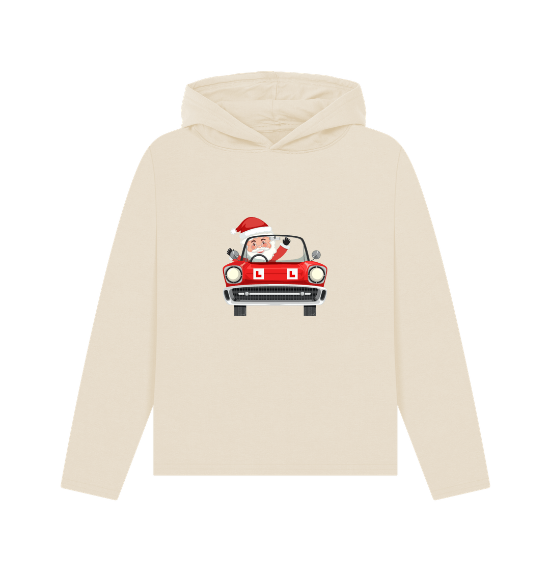 Oat Printed Hoody Front