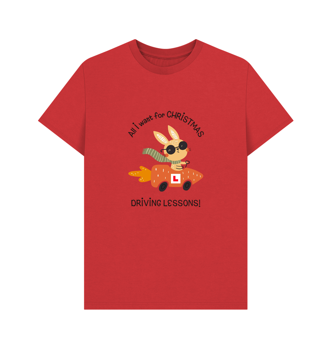 Red Printed T-shirt Front