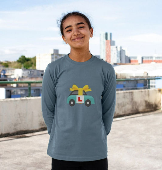 KCU17D learner car - junior long sleeve t-shirt