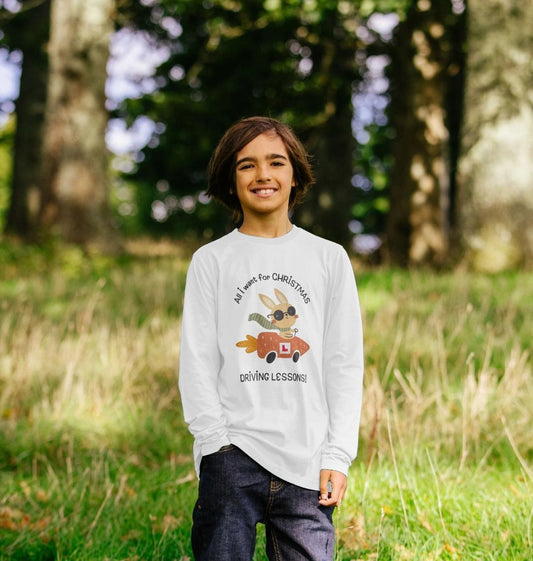 All I want for CHRISTMAS - junior long sleeve Xmas t-shirt